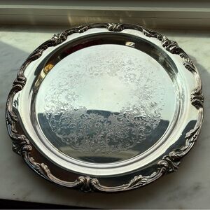 WM Rodger’s & son Elegant Silver Decorative Tray